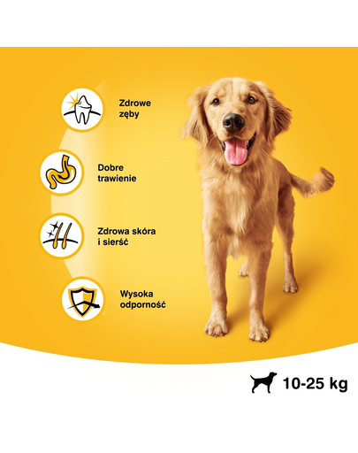 PEDIGREE Vital Protection Adult hrana uscata caini adulti de talie medie, cu pasare si legume 15 kg