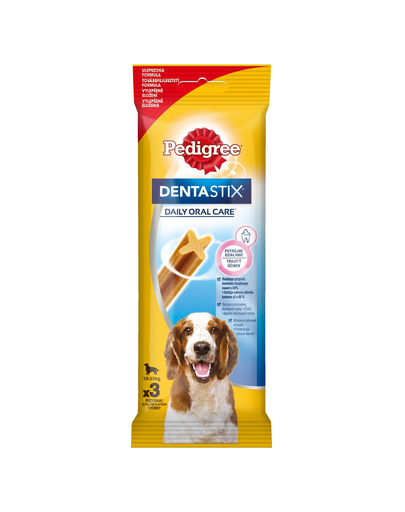 Pedigree dentastix pentru câini de talie medie 77 g