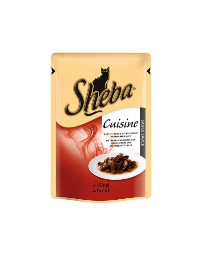 SHEBA Selection in Sauce cu vită 85 g