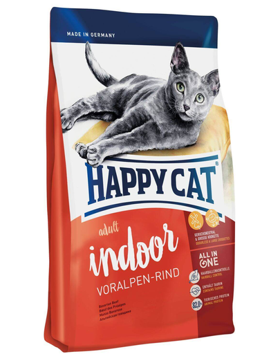 Happy cat fit & well indoor adult vită 4 kg
