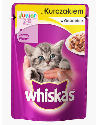 WHISKAS Junior cu pui în aspic 100 g