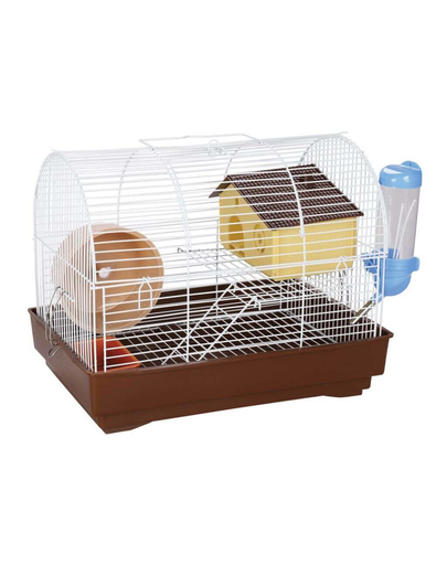 VITAPOL Cușcă pentru rozătoare 33X23X26 cm, alb și maro