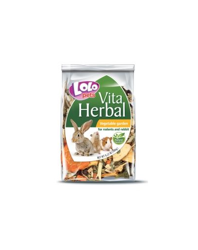LOLO PETS Legume de grădină pentru rozătoare 100 g