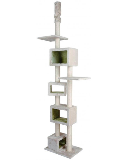 TRIXIE Turn pentru pisici Tomaso, 240–260 cm, gri / verde