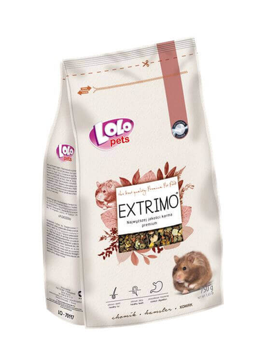 LOLO PETS Extrimo hamster 750 g