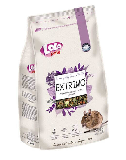 LOLO PETS Extrimo Degu 750 g