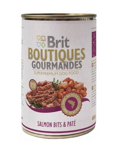 BRIT Salmon bits & pate somon 400 g