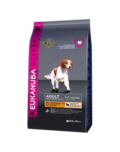 Eukanuba adult small & medium breeds lamb & rice 1 kg