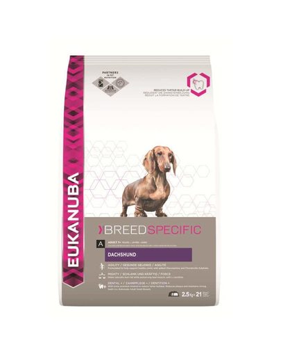 EUKANUBA Adult Breeds Specific Dachshund Chicken hrana uscata caini adulti 7.5 kg