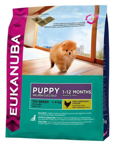 EUKANUBA Puppy Toy Breeds Chicken 800 g