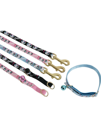 ZOLUX Lesă nailon pentru pisici Ladycat 1 M roz