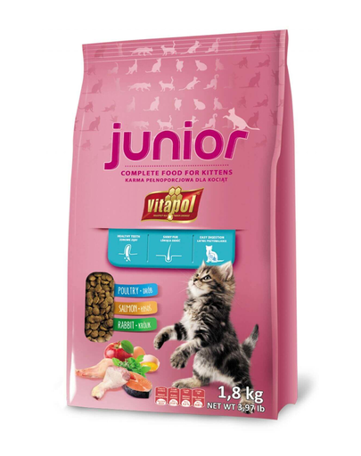 VITAPOL Hrană pentru pisici Junior 1,8 kg