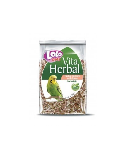 LOLO PETS Blend complementary pentru Parrots budgerigar 200 g