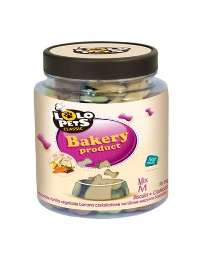 LOLO PETS Biscuiți pentru câini, diverse arome Mini Mix 300 g