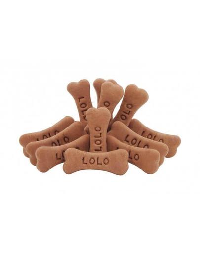 LOLO PETS Cookies pentru câini oase animăluțe ciocolată 3kg