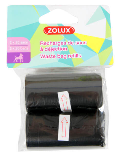 ZOLUX Pungi pentru excremente 2x20 buc.