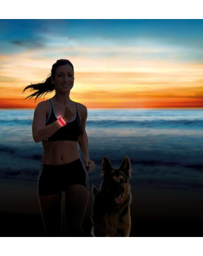 TRIXIE Guler reflectorizant 35 cm, red