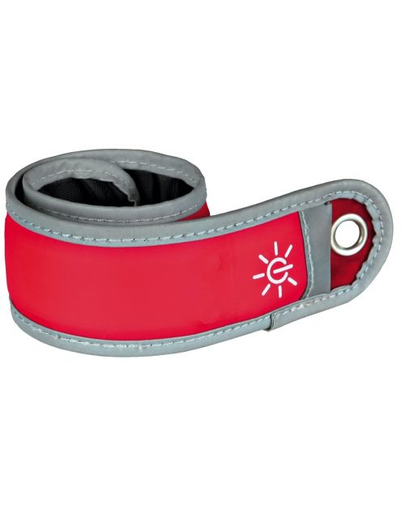 TRIXIE Guler reflectorizant 35 cm, red