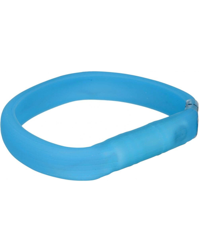 TRIXIE Guler cu beculețe USB M-L: 50 cm/30 mm, albastru