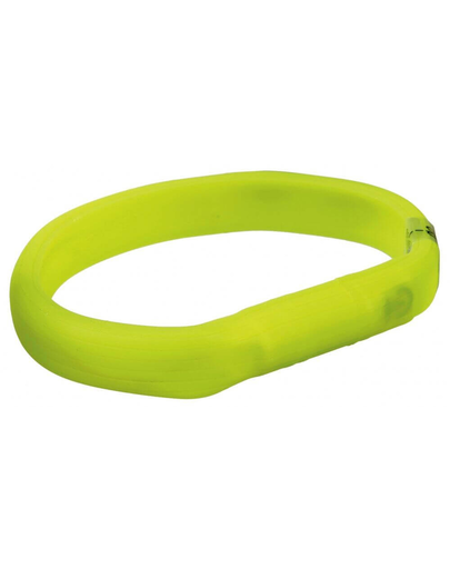 TRIXIE Guler cu beculețe USB XS-S 35 cm/17 mm, verde