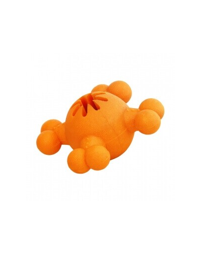 LOLO PETS Jucărie din cauciuc portocalie dia. 9 cm