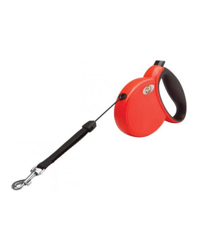 LOLO PETS Lesă automată 4M ,15 kg roșu mărime S