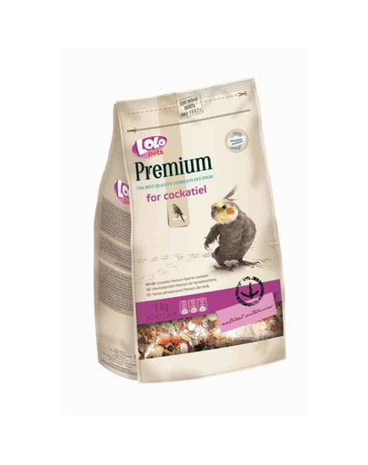 LOLO PETS Premium papagal cockatiel 1 kg