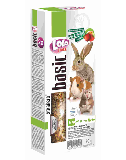 LOLO PETS Smakers fructe pentru rozătoare și iepure