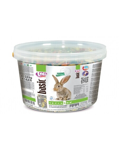 LOLO PETS Mâncare pentru iepure 2 kg