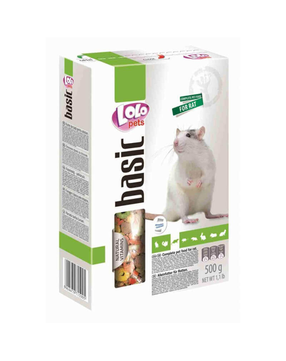 LOLO PETS Mâncare pentru șobolani 500 g