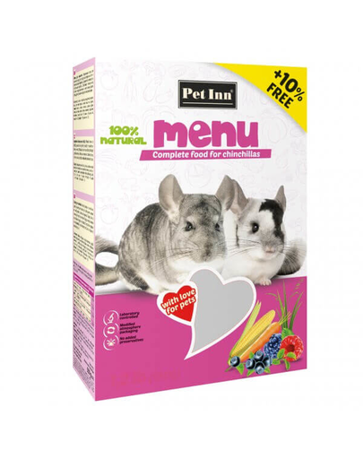 PET INN Menu Mâncare pentru chinchilla 550 g