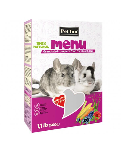 PET INN Menu Granule pentru chinchilla 500 g