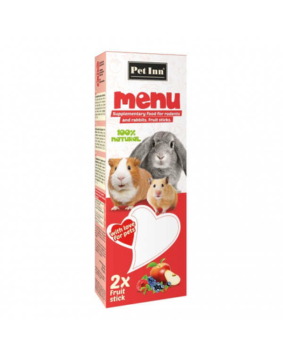 PET INN Menu snack pentru iepure fructe 100 g