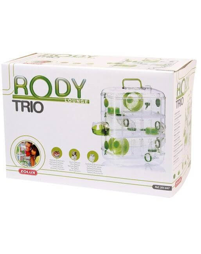 ZOLUX Cușcă trio Rodylounge verde