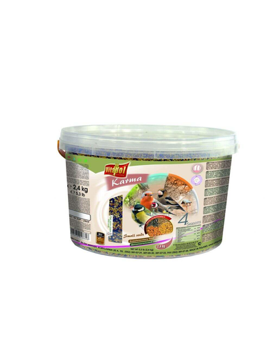 VITAPOL Hrană pentru păsări libere 3 L 2.4 kg semințe mici
