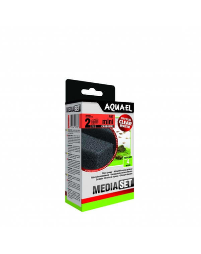 AQUAEL Cartuș burete pat mini carbomax 2 buc.