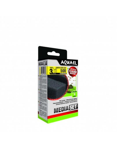 AQUAEL Cartuș burete unifilter 500 3 buc.