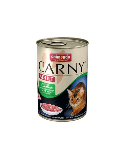 ANIMONDA Carny Adult iepure, curcan și vită 400 gr