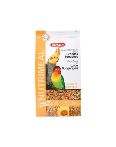ZOLUX Amestec Nutri'Meal pentru păsări exotice 800 g