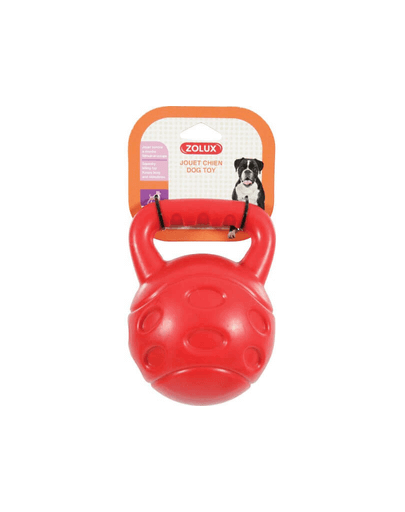 ZOLUX Jucărie tpr Bubble minge cu holder 15 cm culoare roșu