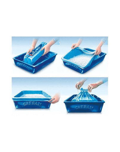 CATSAN Smart Pack absorbante pentru fundul litierei 2 x 4l