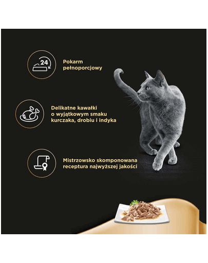 SHEBA Selection in Sauce cu pasăre 4 x 85 g