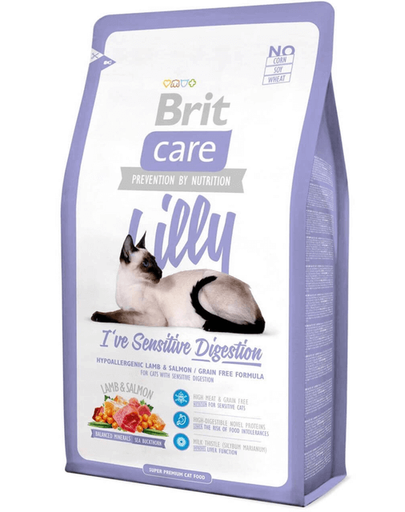 Brit care cat lilly i've sensitive digestion 2 kg
