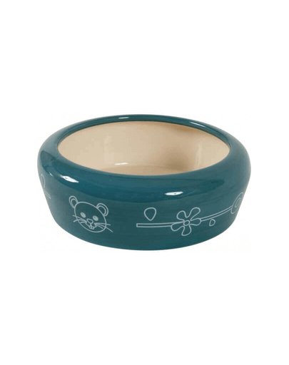 ZOLUX Bol Ceramic pentru rozătoare - împiedică scurgerea apei și hranei 700 ml culoare blue