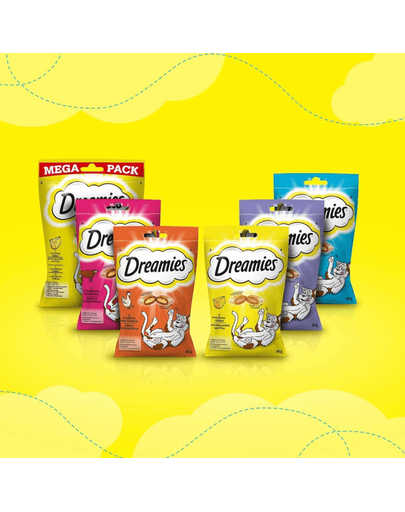 DREAMIES recompense cu pui pentru pisici 180 g