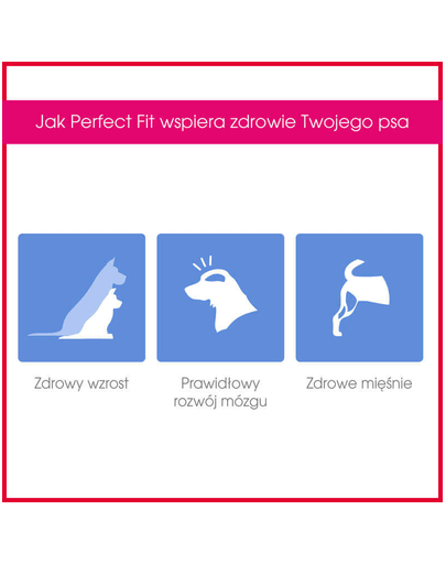 PERFECT Fit junior (<1 an) bogat în pui pentru câinide rasă medie și mare 4x1.4 kg