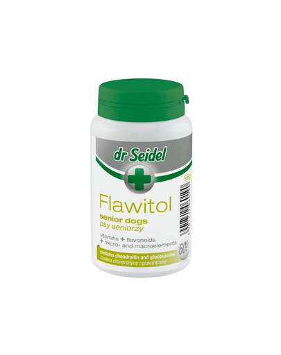 DR SEIDEL Flawitol câini seniori suport articulații și imunitate 200 tablete