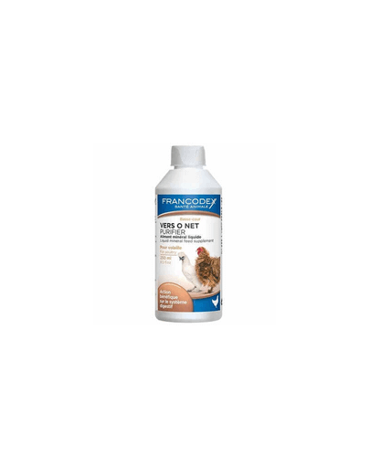 Francodex vers o net preparat mineral sistemul digestiv al păsărilor 250 ml