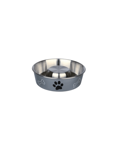 Trixie bol din oțel inoxidabil pentru încetinirea hrănirii 1,4 l/21 cm