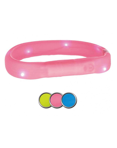 TRIXIE Guler luminos usb L–XL: 70 cm/18 mm